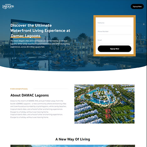 Damac Lagoons Landing
