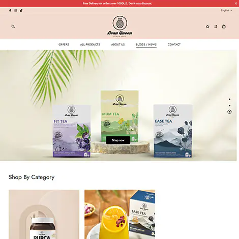 Portfolios 18 Lean Queen Store